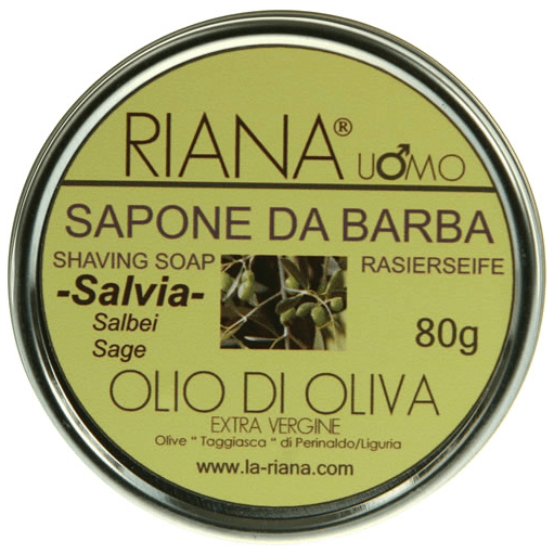 Riana Uomo Salvia Shaving Soap 80g