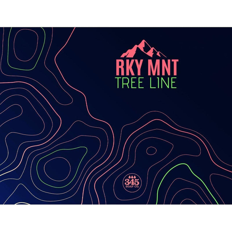 345 Soap Co. 345 Soap Co. Rocky Mountain Tree Line Aftershaving Collection Shaving Set