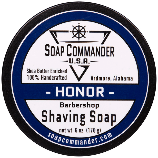 Soap Commander Honor Shaving Soap 6 Oz