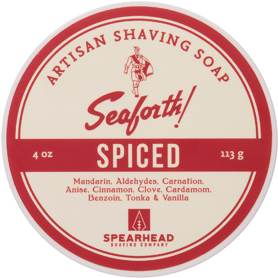 Spearhead Shaving Co. Seaforth Spiced Artisan Shaving Soap 4 Oz
