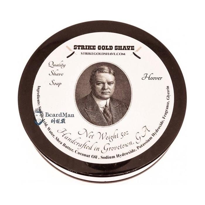 Strike Gold Shave Hoover Shaving Soap 5 Oz