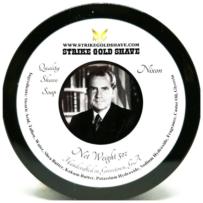 Strike Gold Shave Nixon Shaving Soap 5 Oz