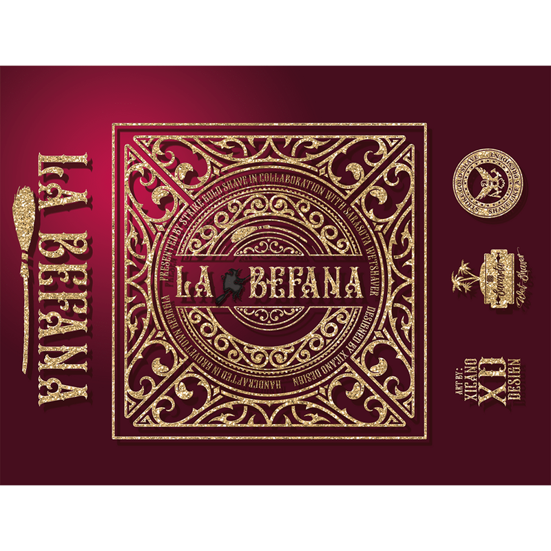 Strike Gold Shave Strike Gold Shave La Befana Shaving Collection Shaving Set
