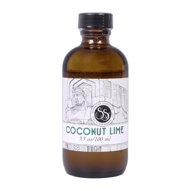 Shannons Soap Coconut Lime Soothing Post-Shave Splash 3.3 Oz