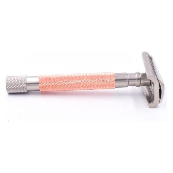 Parker Parker 55SL-RG Rose Gold Semi Slant 3 Piece Safety Razor Safety Razor
