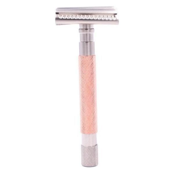 Parker Parker 55SL-RG Rose Gold Semi Slant 3 Piece Safety Razor Safety Razor