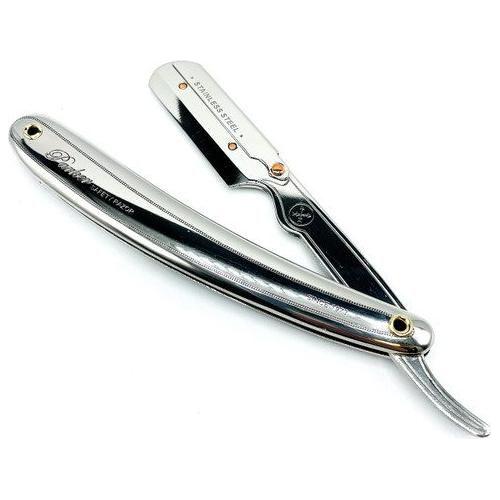Parker Parker SR1 31R Clip-Type Stainless Steel Handle Straight Barber Shavette Razor Shavette Razor