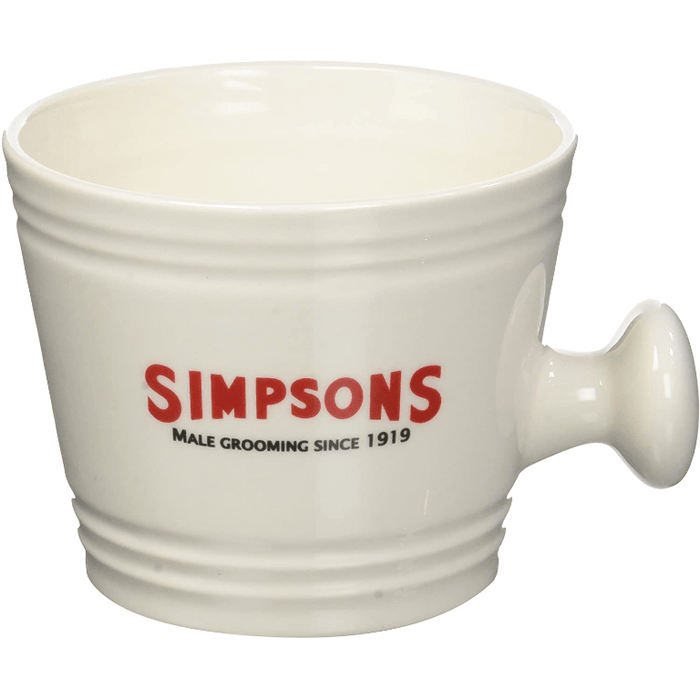 Simpsons Large Ceramic Shaving Mug