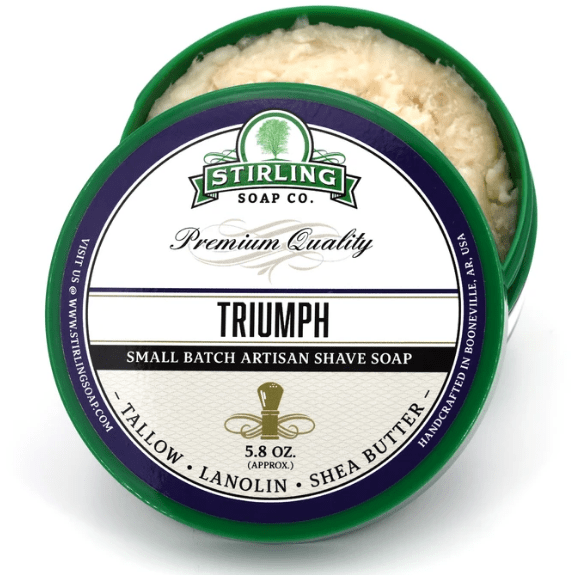 Stirling Soap Co. Triumph Shave Soap Jar 5.8 Oz