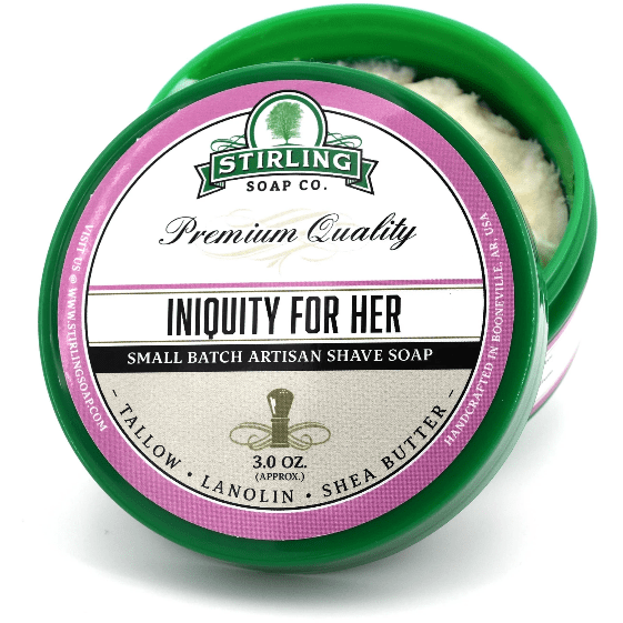 Stirling Soap Co. Iniquity for her Shave Soap Jar 3 oz