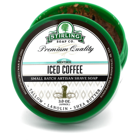 Stirling Soap Co. Iced Cofee Shave Soap Jar 3 oz