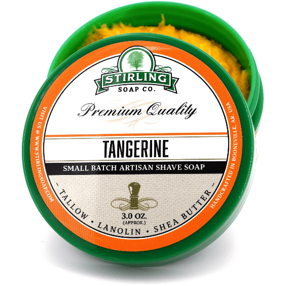 Stirling Soap Co. Tangerine Shave Soap Jar 3 oz