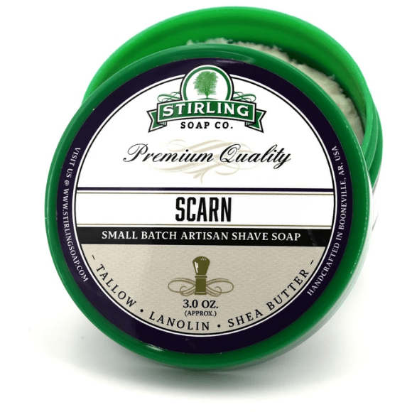 Stirling Soap Co. Scarn Shave Soap Jar 3 oz