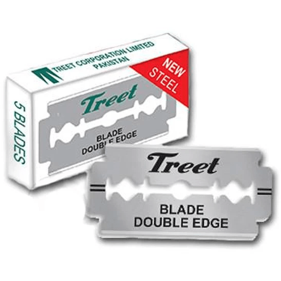 Treet New Steel Double Edge Razor Blades - 10 Pack