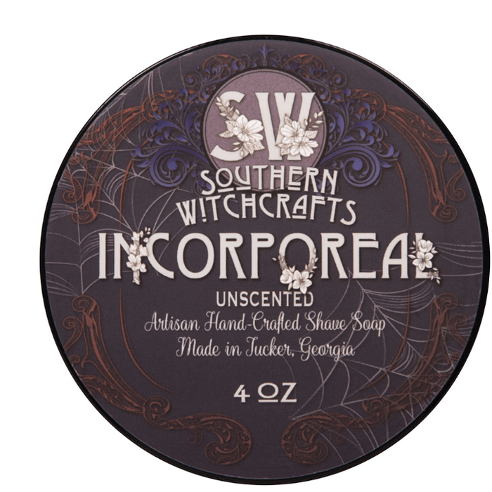 Southern Witchcrafts Incorporeal Vegan Shaving Soap 4 Oz