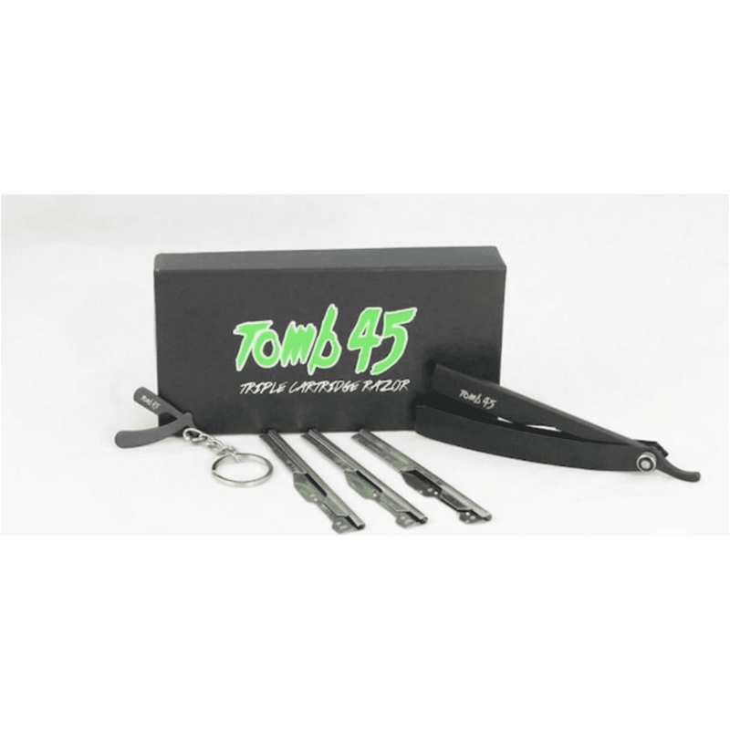 Tomb 45 Tomb 45 Triple Cartridge Razor Handle - Black Razor Handle