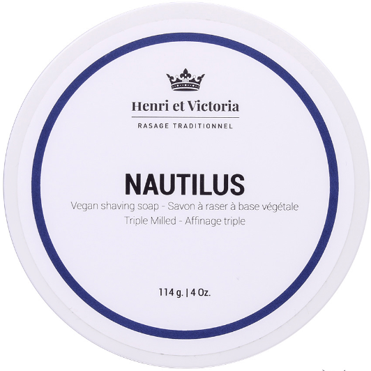 Henri et Victoria Nautilus Vegan Shaving Soap 114g