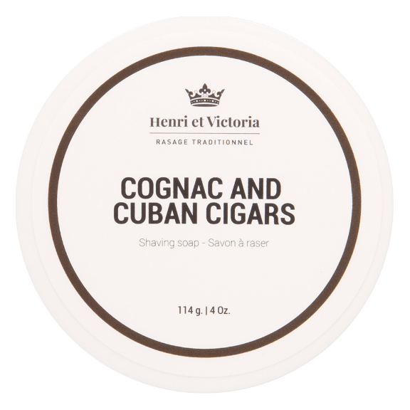 Henri et Victoria Cognac And Cuban Cigars Tallow Triple- Milled Shaving Soap 114g