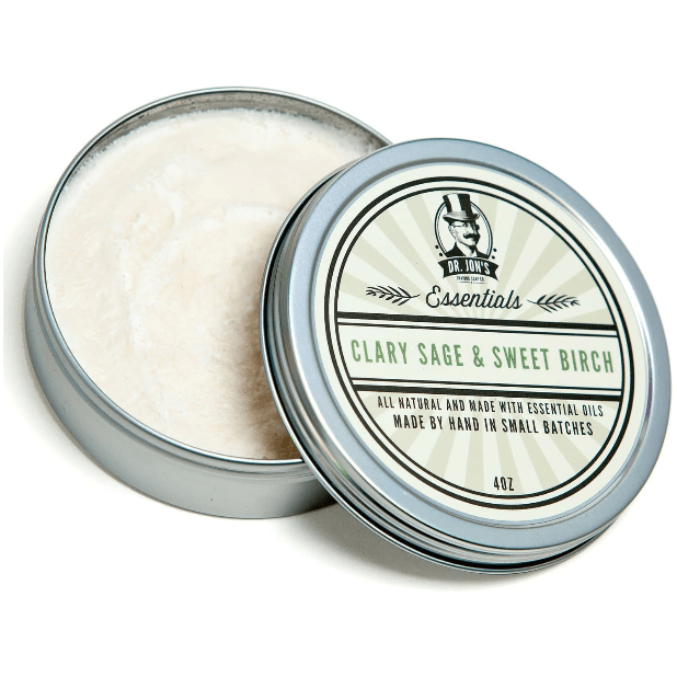 Dr. Jon's Essentials Clary Sage & Sweet Birch Shaving Soap 4 Oz