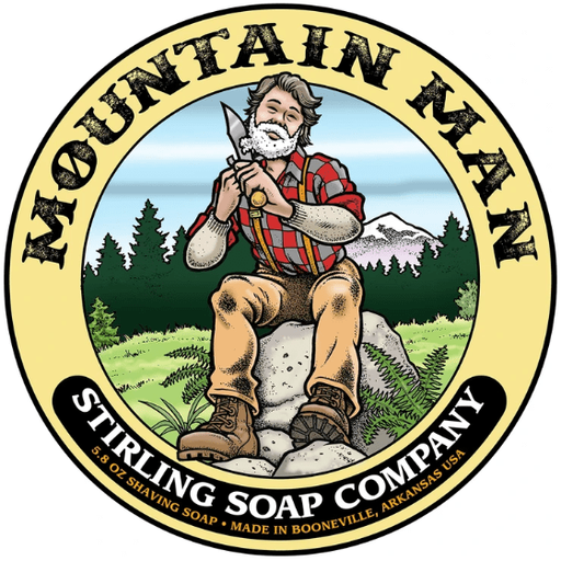 Stirling Soap Co. Mountain Man Shave Soap Jar 5.8 oz