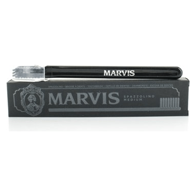 Marvis Marvis Black Toothbrush Luxurious Premium Italian Boxed Medium Bristle Toothbrush