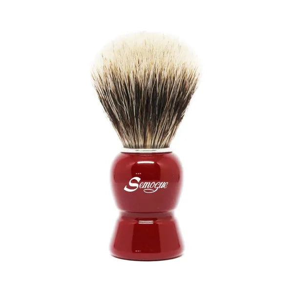 Semogue Galahad-c3 Finest Badger Shaving Brush - Imperial Red