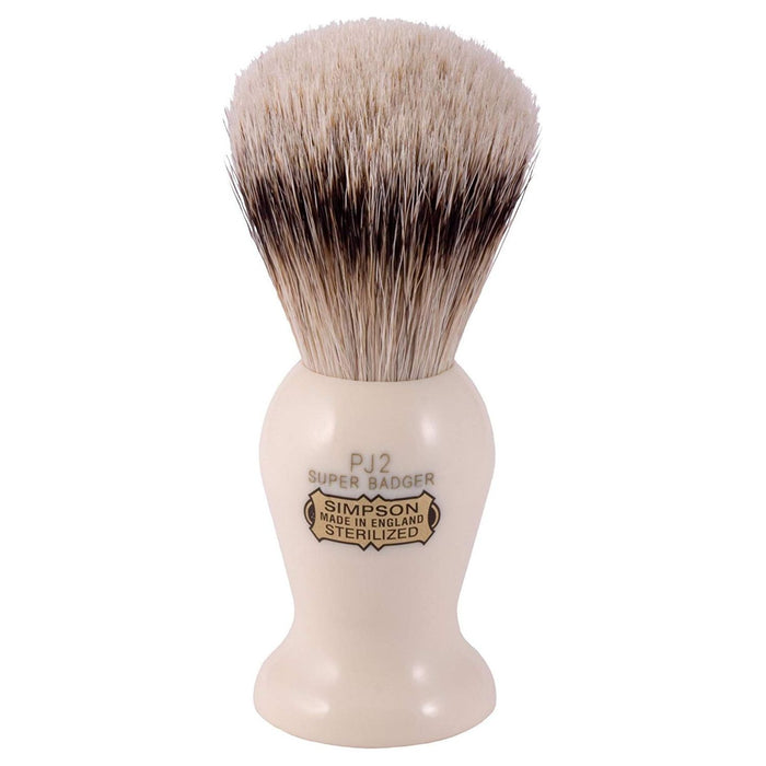 Simpsons Persian Jar Pj2 Best Badger Hair Shaving Brush With Imitation Ivory