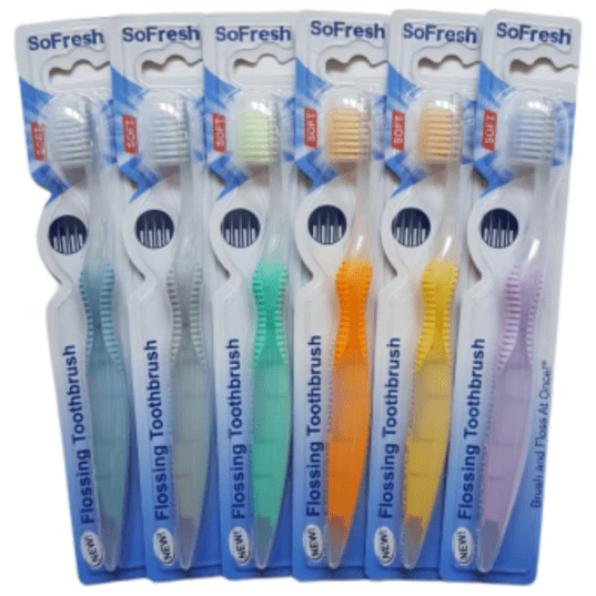 SoFresh SoFresh Flossing Toothbrush Soft Toothbrush
