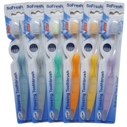 SoFresh Flossing Toothbrush Soft