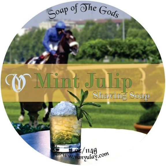 Soap of The Gods Mint Julep Shaving Soap 4 Oz