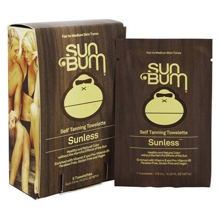 Sun Bum Sunless Self Tanning Towelette - 5pk