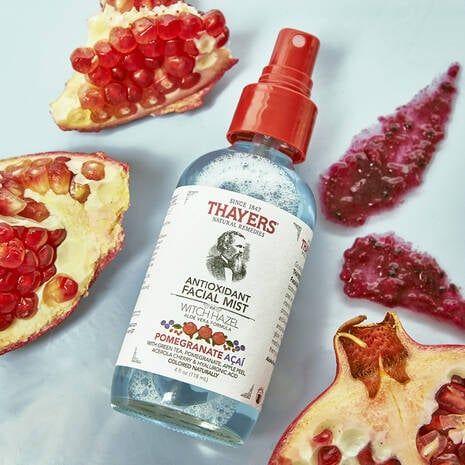 Thayers Antioxidant Facial Mist Pomegranate Acai Witch Hazel 4 oz