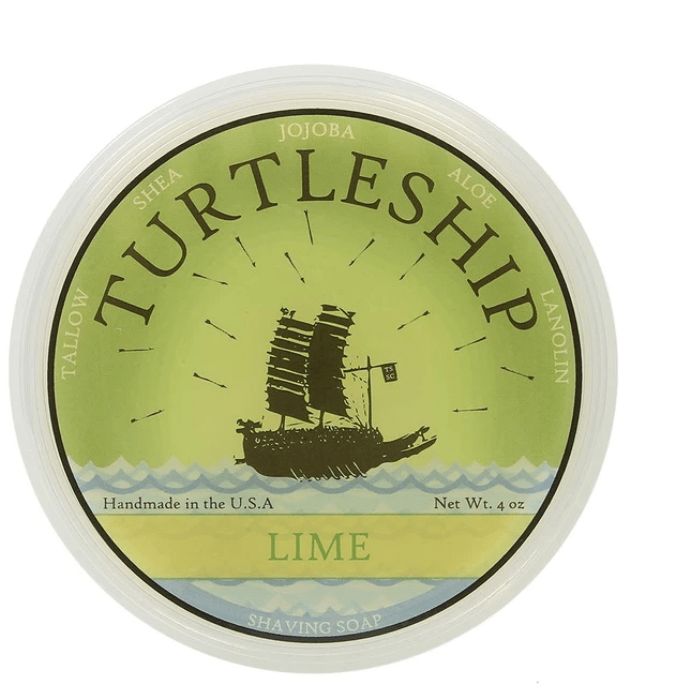 Turlteship Shave Co. Lime Shaving Soap 4 Oz