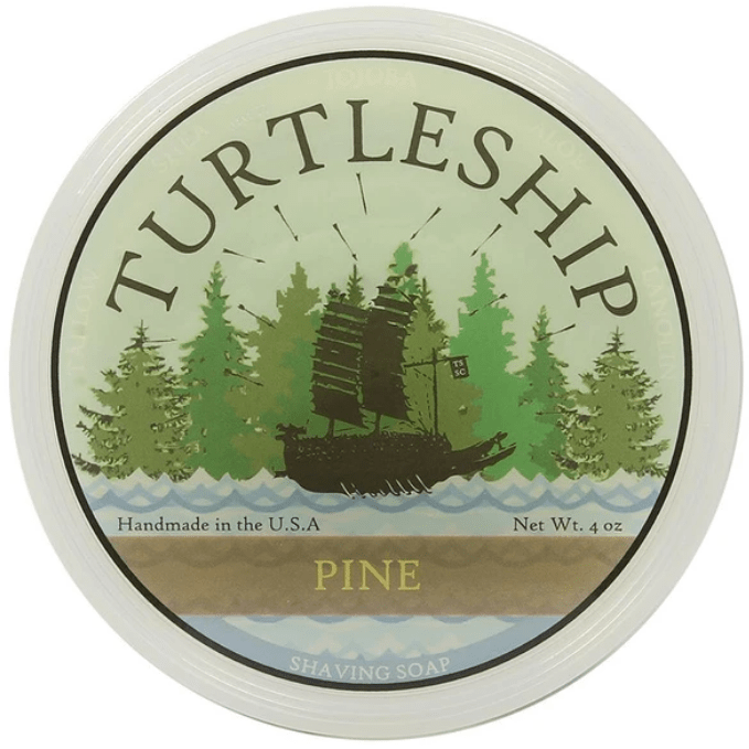 Turlteship Shave Co. Pine Shaving Soap 4 Oz