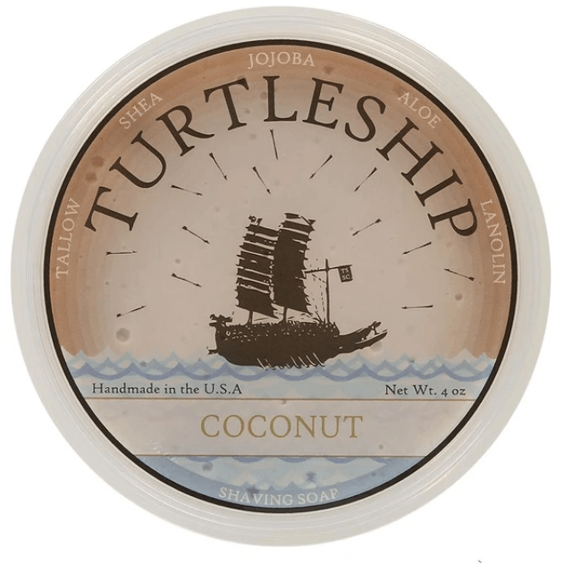 Turlteship Shave Co. Coconut Shaving Soap 4 Oz