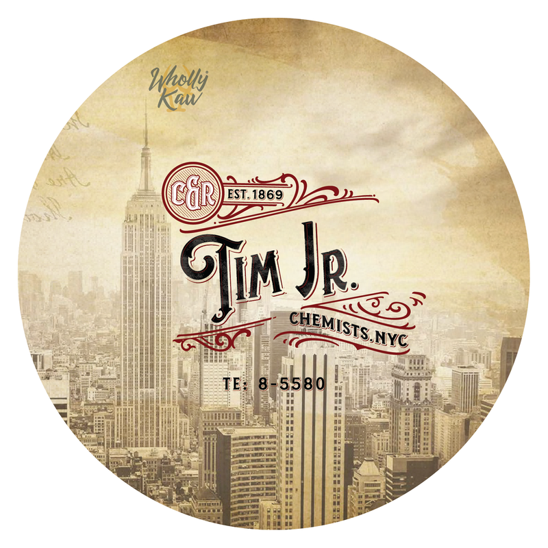 WhollyKaw Wholly Kaw Tim Jr. Shaving Collection Shaving Set Tan Shaving Soap 4 oz