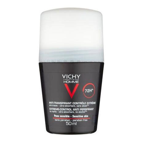 Vichy Homme 72HR Anti-Perspirant Deodorant Extreme Control Roll-On 50ml
