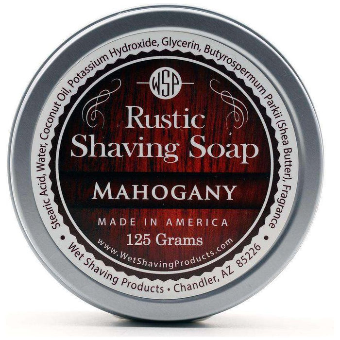 WSP Mahogany Rustic Shaving Soap 125g