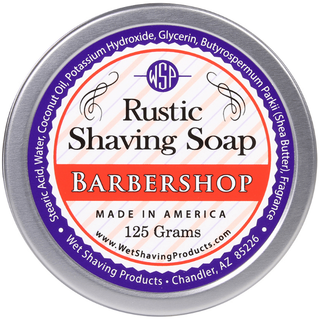 WSP Barbershop Rustic Shaving Soap 125g