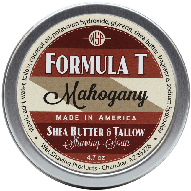 WSP Mahogany Formula T Shaving Soap 125g