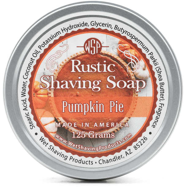 WSP Pumkin Pie  Rustic Shaving Soap 125g