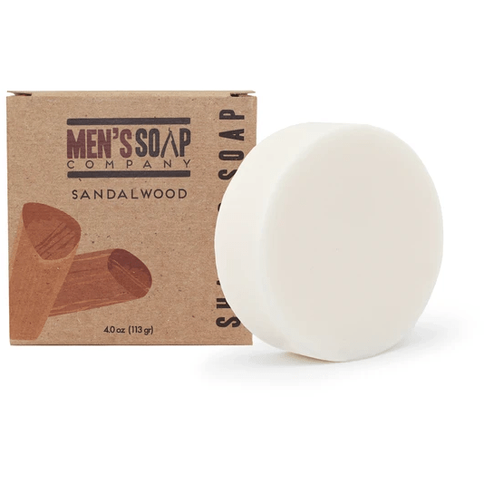 Men's Soap Company Rockies Sandalwood Shaving Soap Refill Puck, 4.0 oz
