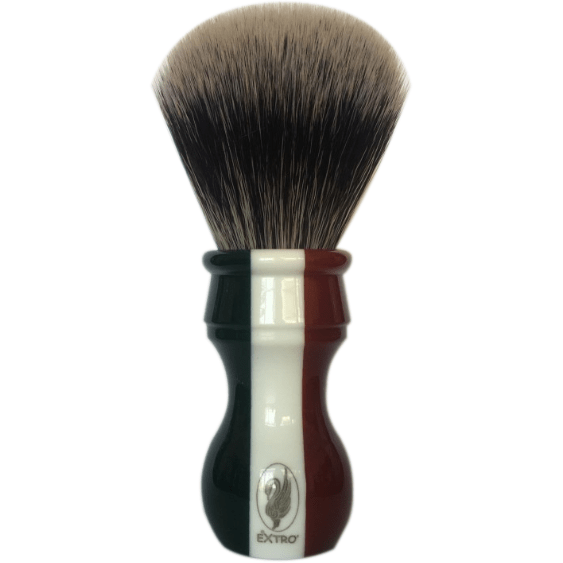 Extro Cosmesi Italian Tricolor Medium Synt Hard Shaving Brush
