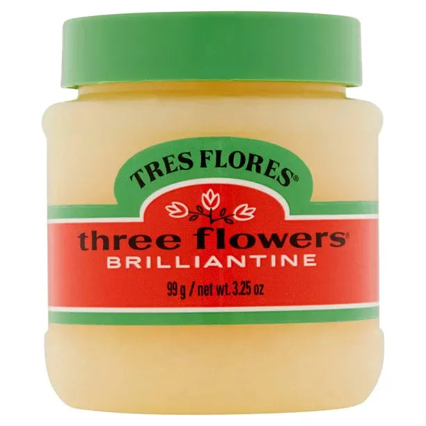 Three Flowers Brilliantine Hair Pomade 3.25 oz