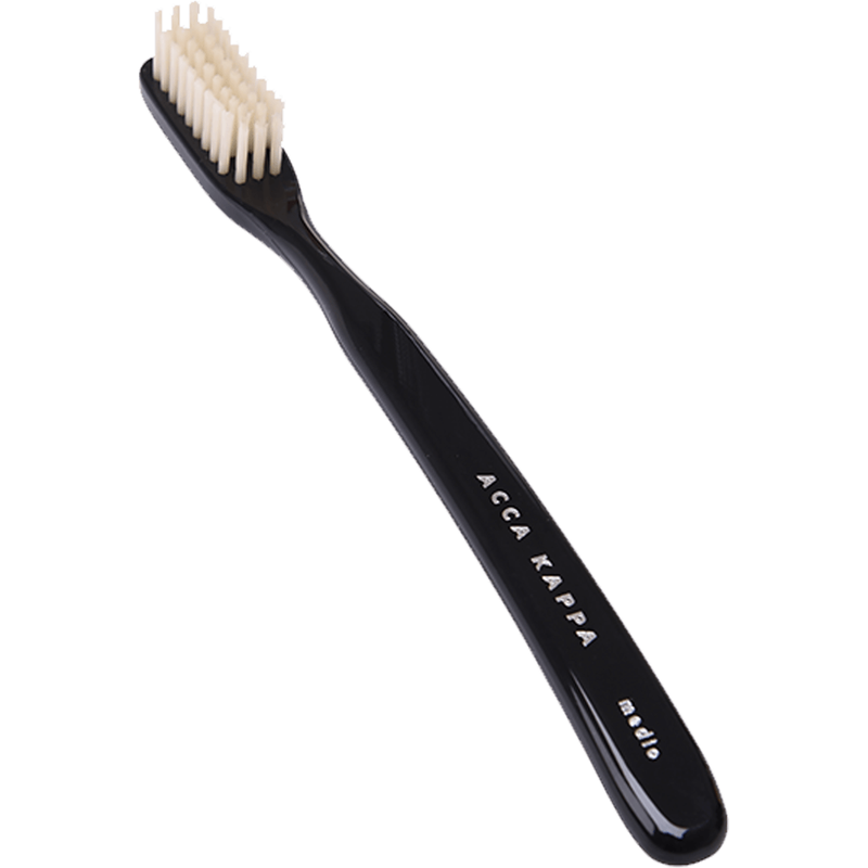 Acca Kappa Acca Kappa Vintage Collection Toothbrush Medium Nylon - Black Toothbrush