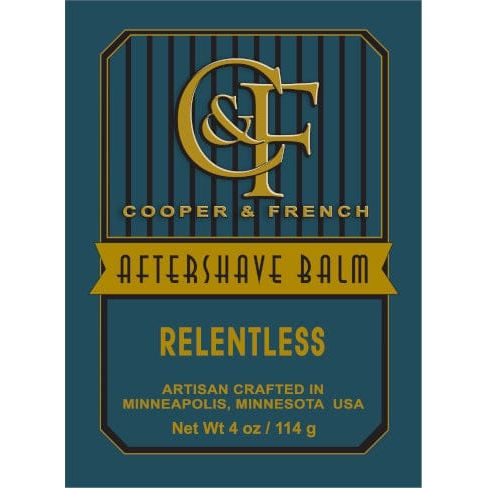 Cooper & French Relentless Aftershave Balm 4 oz