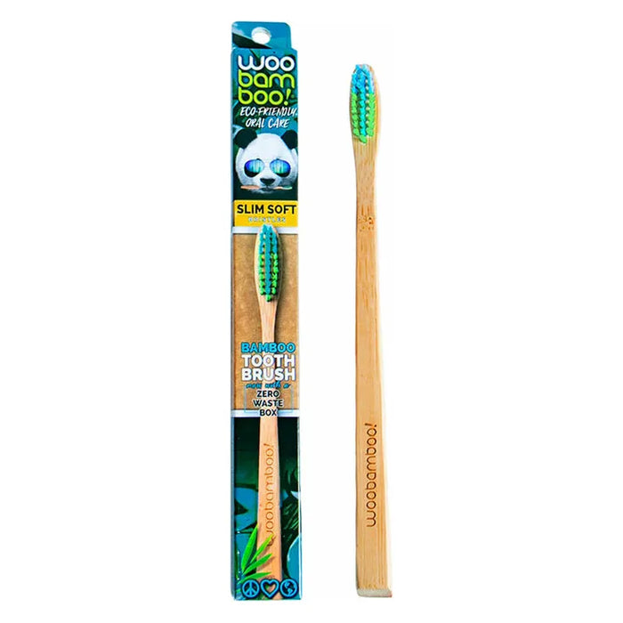 Woobamboo Soft Slim Handle Bamboo Toothbrush