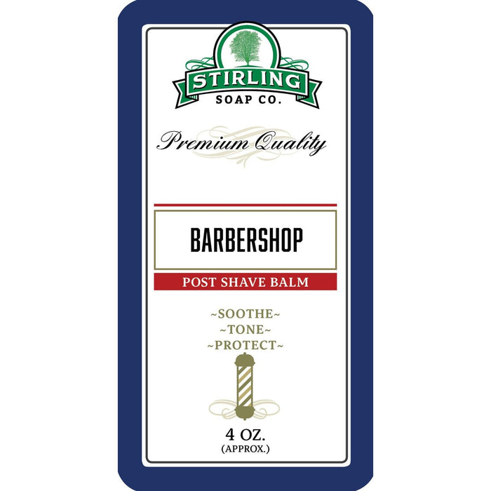 Stirling Soap Co. Barbershop Post Shave Balm 4 Oz