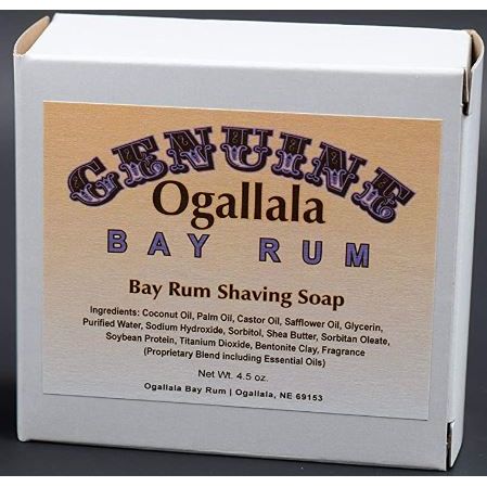 Ogallala Bay Rum Shaving Soap 4.5 Oz