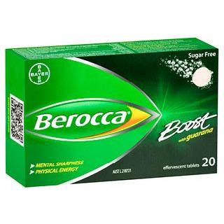 Berocca Boost - 20 Effervescent Tablets Guarana Flavor